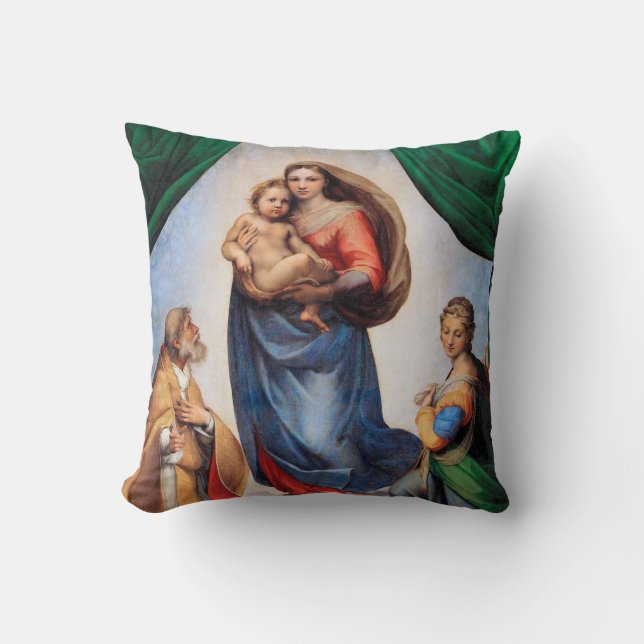 Coussin Sistine Madonna, Raphael (Recto)