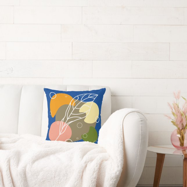Coussin Sites abstraits intéressants avec feuilles (Canapé)