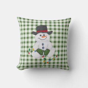 Coussin Sitting Snowman