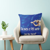 Coussin Siwmming équipe de natation Amour à la piscine (Chaise)