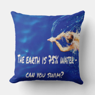 Coussin Siwmming équipe de natation Amour à la piscine
