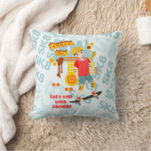 Coussin Skate Park Fun Boy Fête d'anniversaire (Couverture)