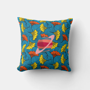 Coussin SKAYMARTS African Prints Globe Throw Pillow