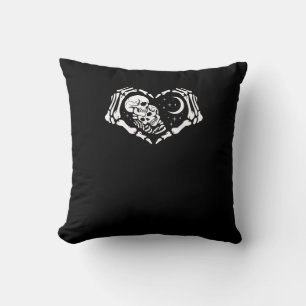 Coussin Skeletons Mains de coeur