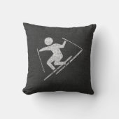 Coussin Ski au jeu (Recto)