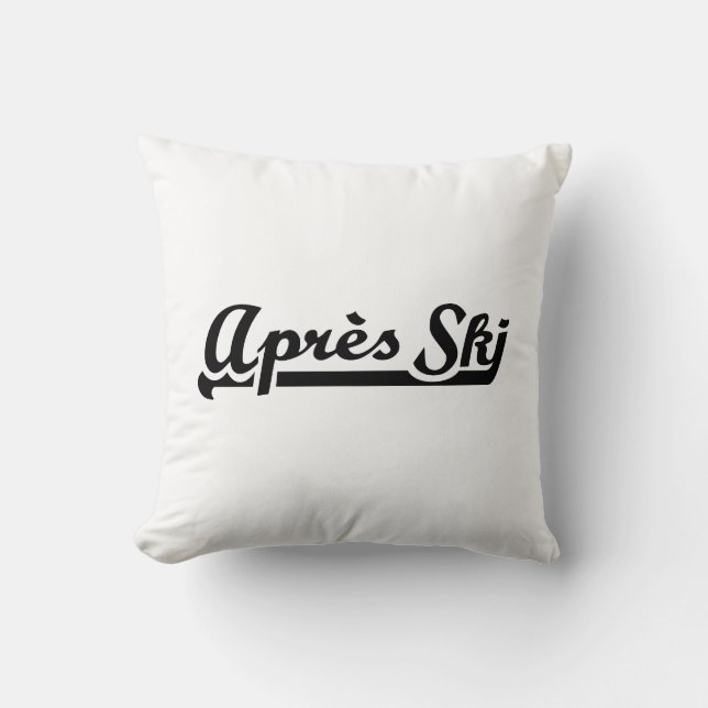 Coussin Ski d'Apres (Recto)