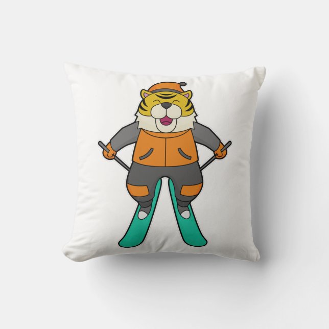 Coussin Ski de Tiger (Recto)