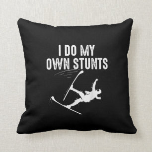 Coussin Ski doux Meilleur de mes efforts pour faire mes p