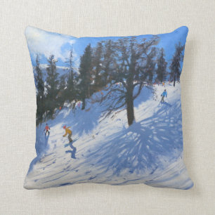 Coussin Skieurs Verbier 2010 de ressort