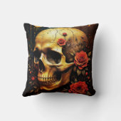 Coussin Skull and Roses (Verso)