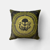Coussin Skullthulhu Effrayante Arcane Jaune (Verso)