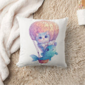 Coussin Sky High Kitty � Aventure de chat fantaisiste mign (Couverture)