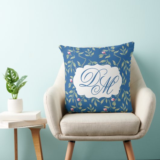 Coussin Skydiver Blue Wedding Keepsake Throw Pillow (Chaise)