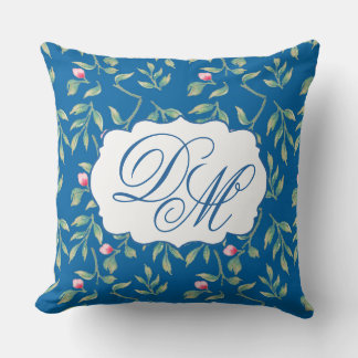 Coussin Skydiver Blue Wedding Keepsake Throw Pillow