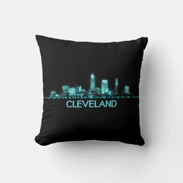 Coussin Skyline Cleveland (Recto)
