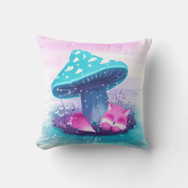 Coussin Sleepy Fox (Recto)