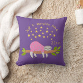 Coussin Sleepy Sloth Cute Cushion (Couverture)