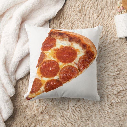 Coussin SlipperyJoe's classique pepperoni pizza tranche fo (Couverture)
