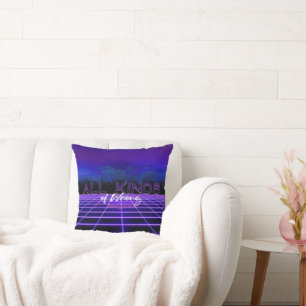 Coussin SlipperyJoe's toutes sortes tort bold 3D texte ret