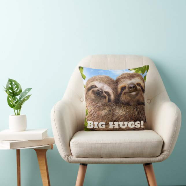 Coussin Sloth Couple (Chaise)