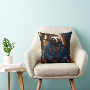 Coussin Sloth Dans Sa Veste À Boire,