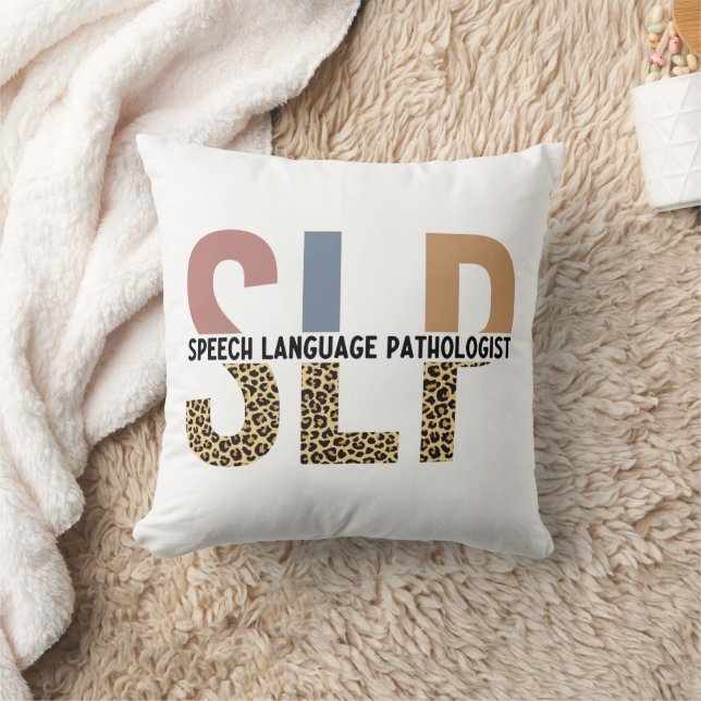 Coussin SLP Discours Pathologiste Typographie Empreinte de (Couverture)