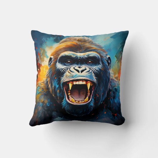 Coussin Smiling gorilla (Verso)