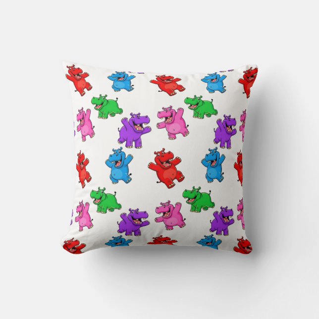 Coussin Smiling Hippo Collection (Recto)