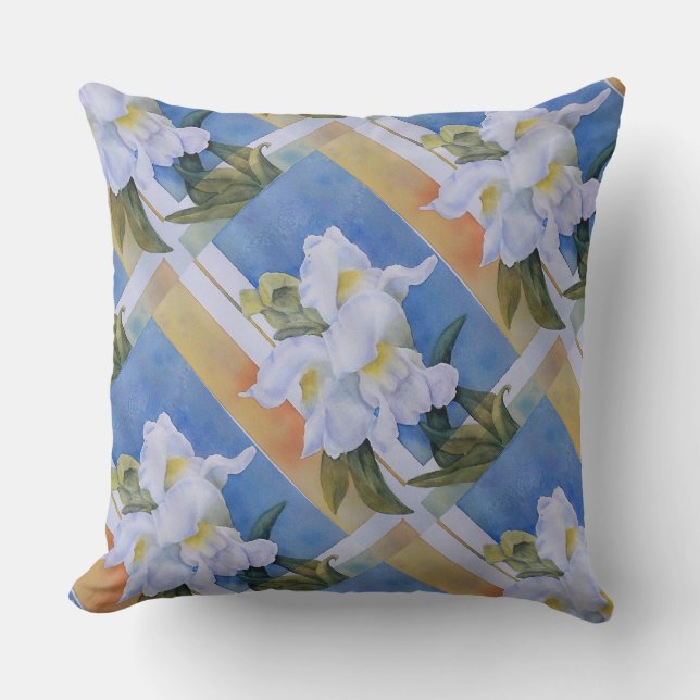 COUSSIN SNAPDRAGONS BLANCS (Recto)