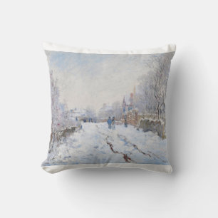 Coussin Snow at Argenteuil par Claude Monet