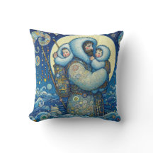 "Snowbound Together" Jetez l'oreiller
