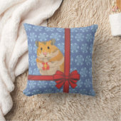 Coussin Snowflakes Christmas Hamster (Couverture)