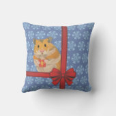 Coussin Snowflakes Christmas Hamster (Verso)