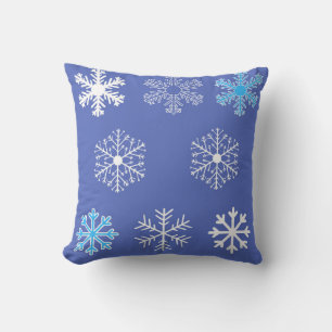 Coussin Snowflakes du soir