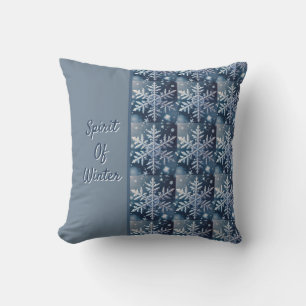 Coussin Snowflakes Nuit D'Hiver / Spirit Of Winter