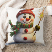 Coussin Snowman joyeux (Couverture)