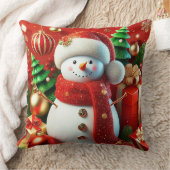 Coussin Snowman joyeux (Couverture)