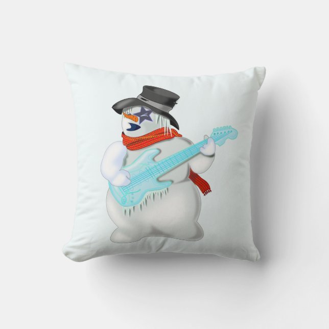 Coussin Snowman Rock (Recto)