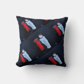 Coussin Snowman's Letter to Santa Painting by Alfred Fox (Recto)