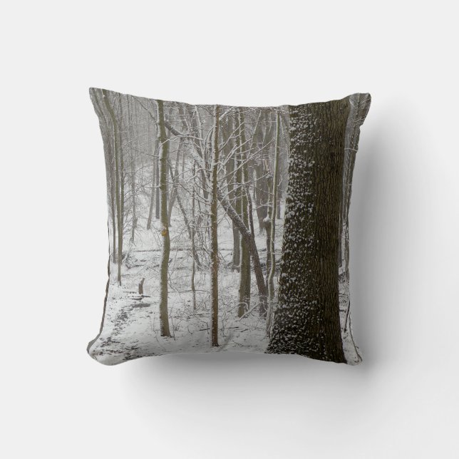 Coussin Snowy Woods (Recto)