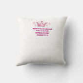Coussin So Blessed™ StarBerry | Fille Mignonne aux Fraises (Verso)