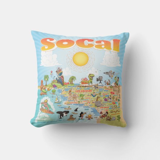 Coussin SoCal (Recto)