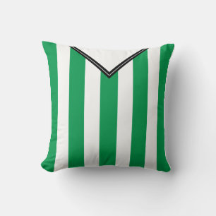Coussin Soccer Football Jersey Nom Numéro Modèle, Vert
