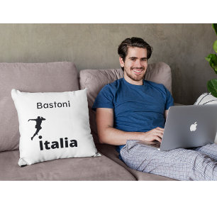 Coussin Soccer Italie, personnalisable