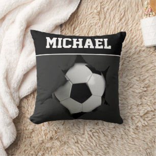 Coussin Soccer Personnalisé Joueur Ball Nom Sports