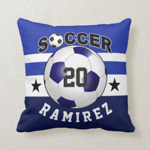 Coussin Soccer Sports Jersey Nom personnalisé Numéro coba