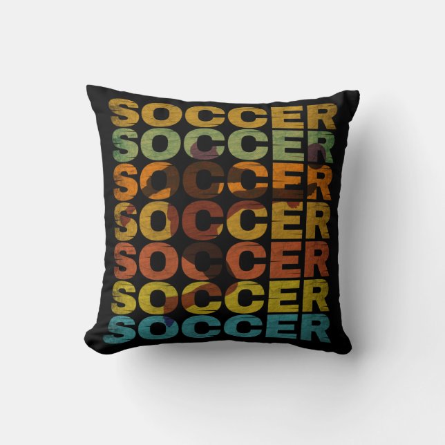 Coussin SOCCER vintage (Recto)