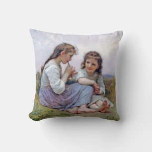Coussin Soeurs, Bouguereau