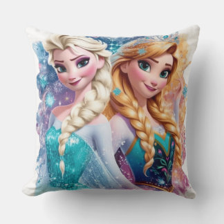 Coussin Soeurs congelées pour toujours
