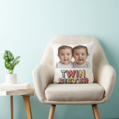 Coussin Sœurs jumelles bébés (Chaise)